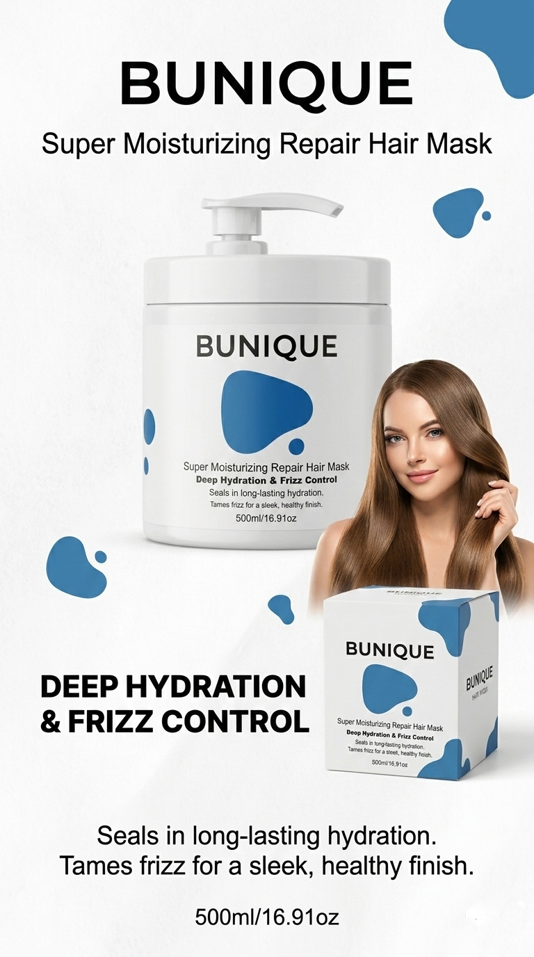 01 Super Moisturizing Repair Hair Mask-1 - Image 4